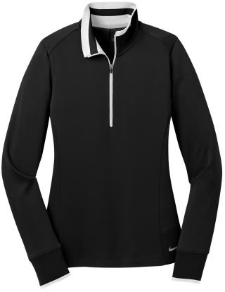 578674A - Ladies' Dri-Fit 1/2-Zip Cover-Up