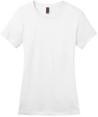 DM104L - Ladies' Perfect Weight Crew Tee