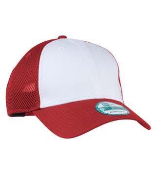 NE204 - Snapback Contrast Front Mesh Cap