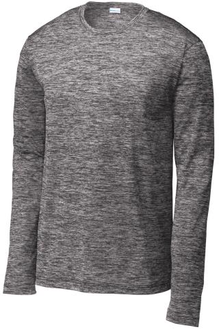 ST390LS - L/S Electric Heather Tee