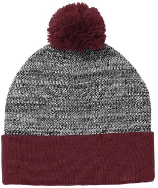 STC41 - Heather Pom Pom Beanie